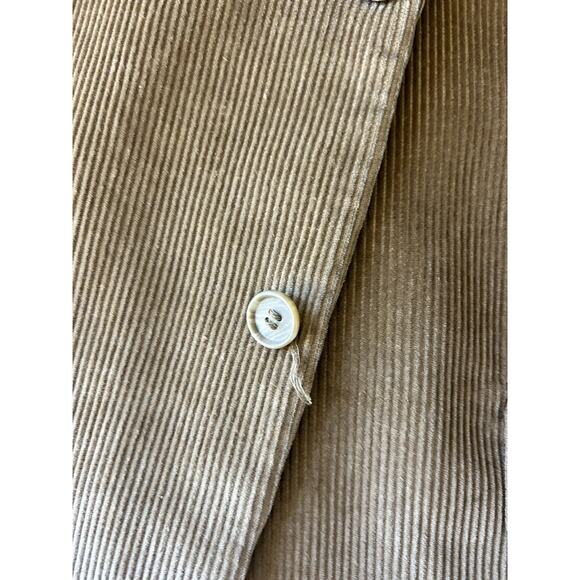 VTG Hunt Valley Corduroy Sport Coat Men's 44 L Tan Brown Jacket Blazer Academia - Picture 7 of 16